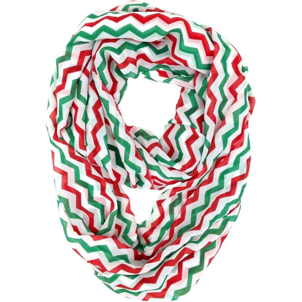Premium Soft Multicolor Sheer Infinity Scarf